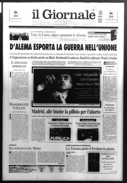 Il giornale : quotidiano del mattino